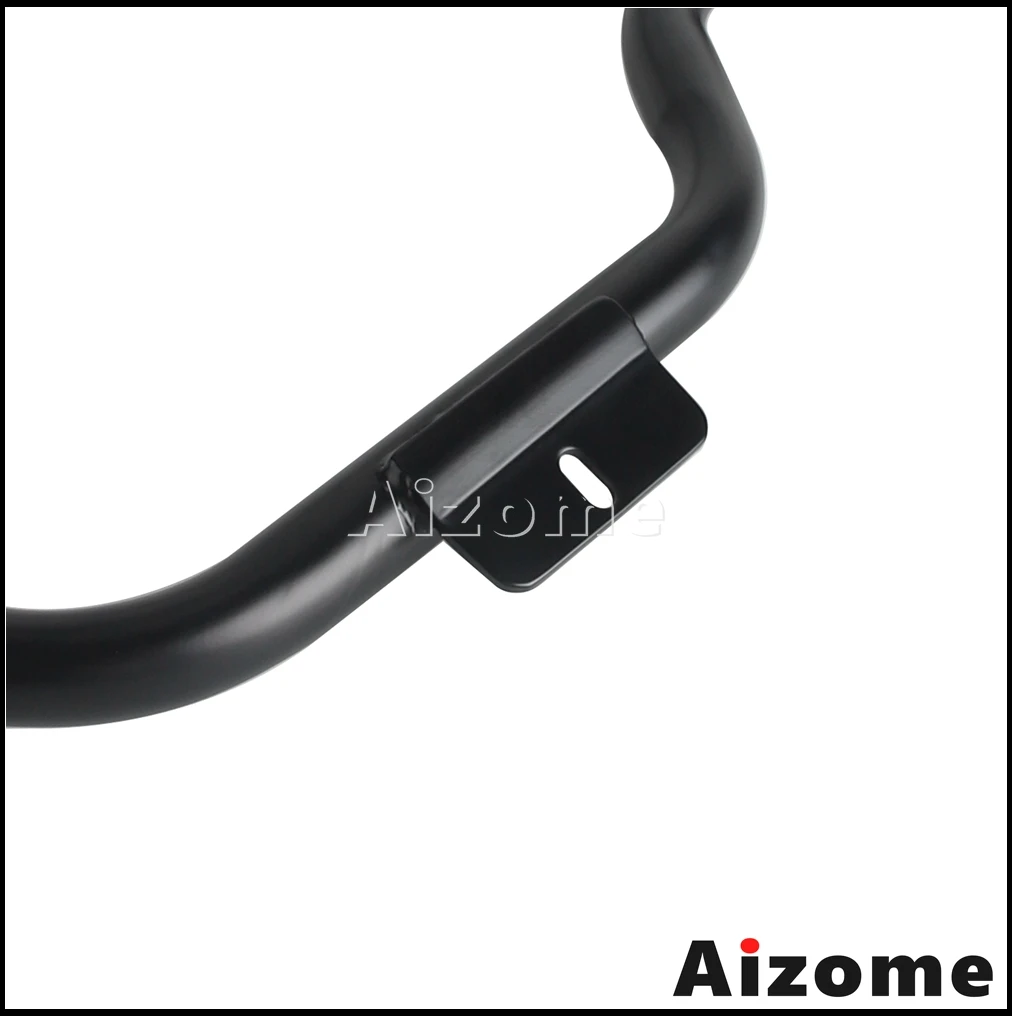 Motorcycle Crash Bar For Harley Softail Fat Boy Lo FLSTF FLSTFB Heritage Softail Classic 2000-2017 Black Highway Engine Guard view 6