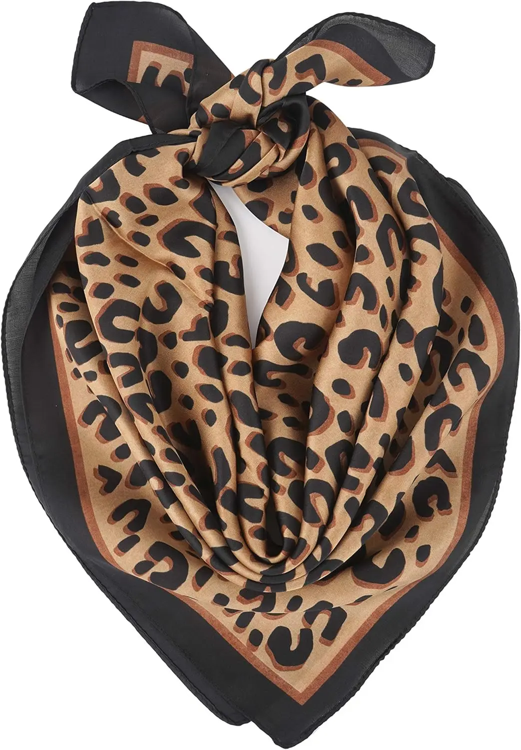 

Silk Like Scarf Square Satin Hair Scarf Fashion Neck Scarfs for Women 27'' x 27''