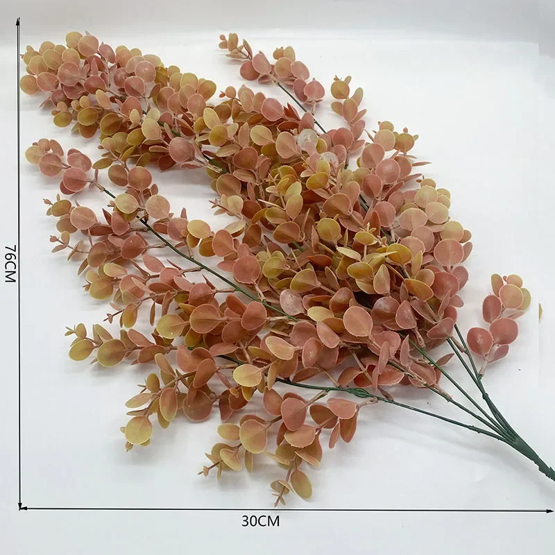 Große 22'' Künstliche Hängen Pflanzen Gefälschte Farne Blätter Kunststoff Begonie Leafs Wand ForHome Zimmer Garten Hochzeit Girl – Detail 30