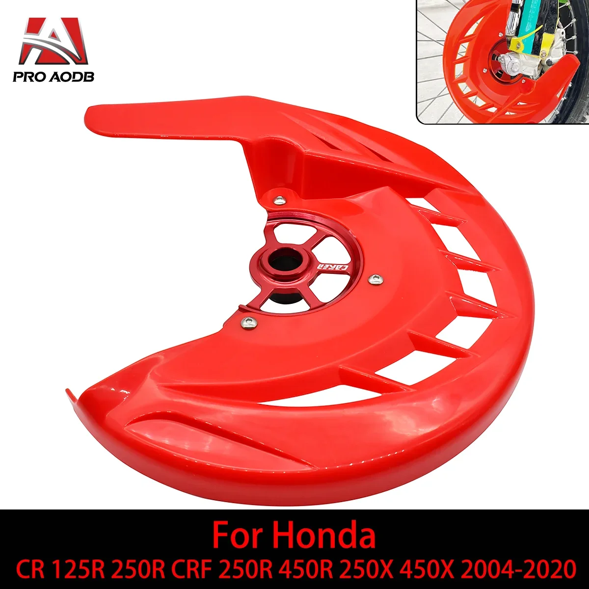 

For Honda CR 125R 250R CRF 250R 450R 250RX 450RX 250X 450X 2004-2020 Etc Motorcycle Front Brake Disc Rotor Protector Cover Guard