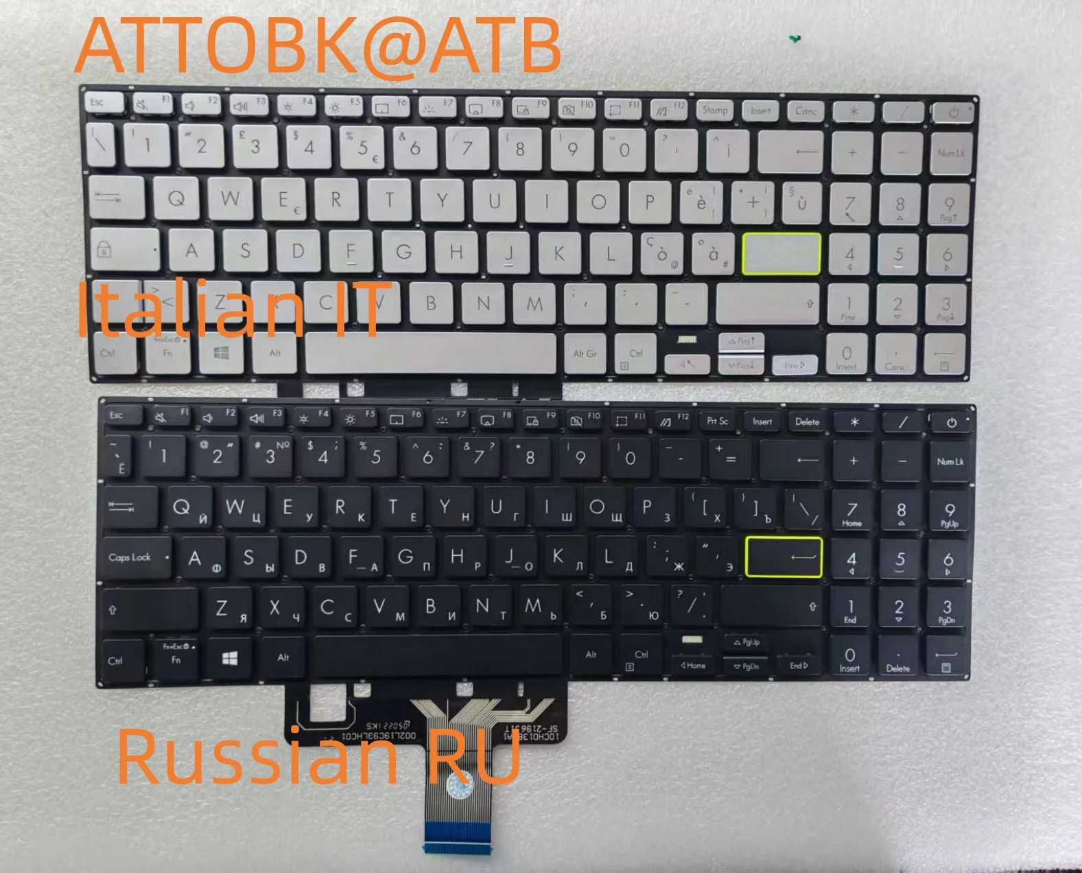 

Новая клавиатура с подсветкой для ASUS VivoBook E510 E510M S533 L510 M533 S533EA S533FA S5600F X521 X521F (UK/SP/PO/RU/US/IT/CZ/LA)