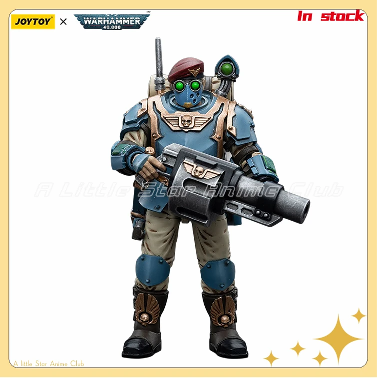 

JOYTOY 1/18 Action Figure WARHAMMER 40000 Astra MilitarumTempestus Scions Command Squad 55th Kappic Eagles Grenadier