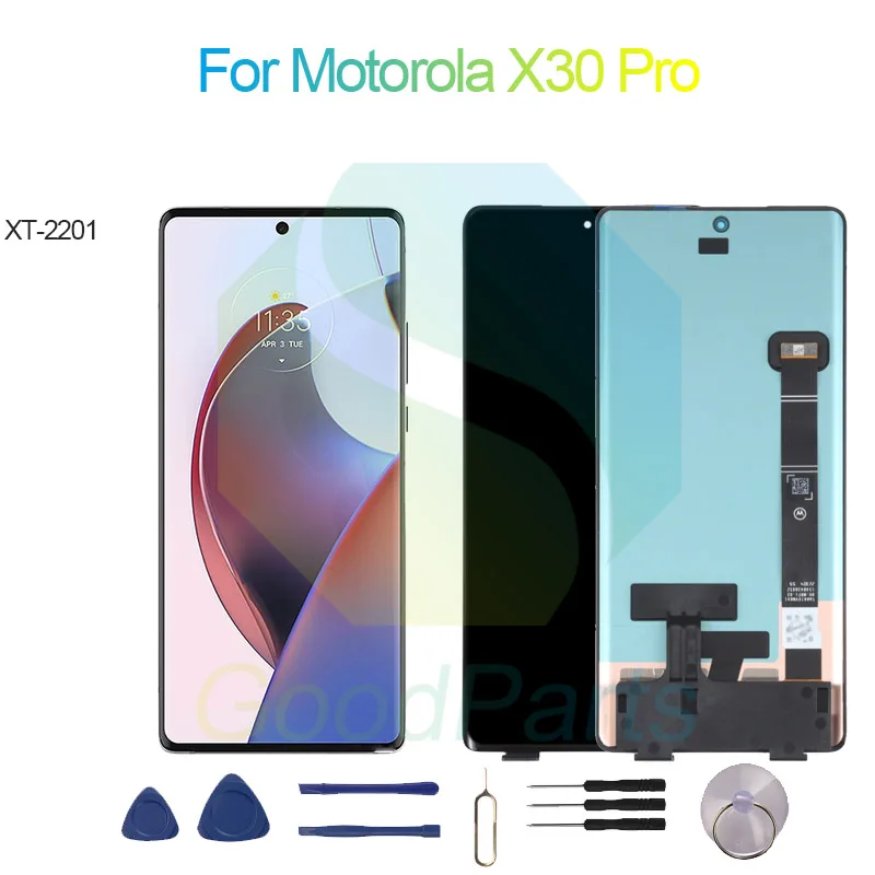 

For Motorola X30 Pro LCD Display Screen 6.67" XT-2201 For Moto X30 Pro Touch Digitizer Assembly Replacement