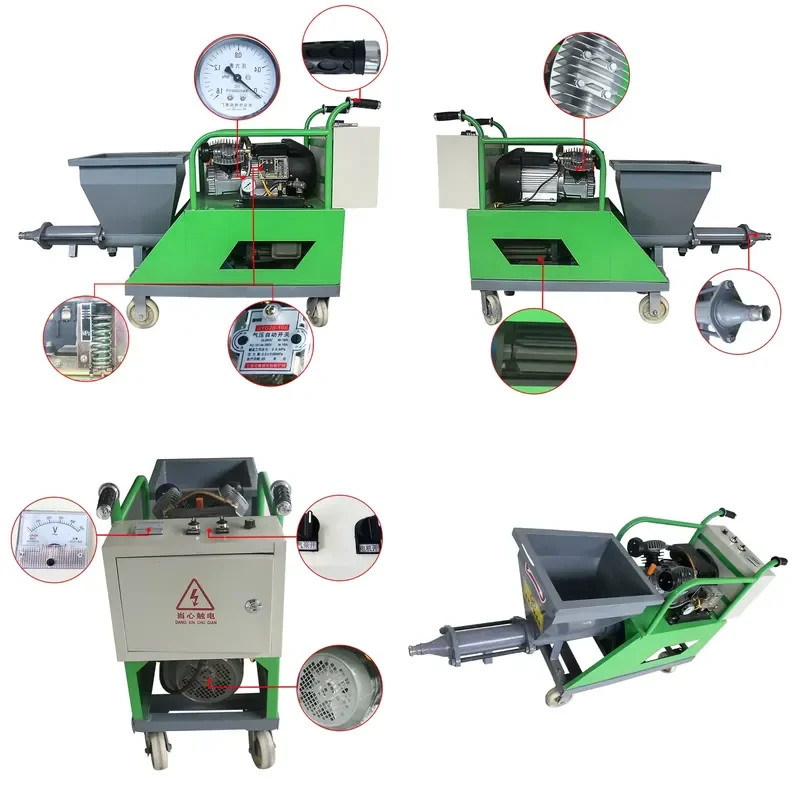 Automatic Plastering and Spraying Machine for Mortar and Cement