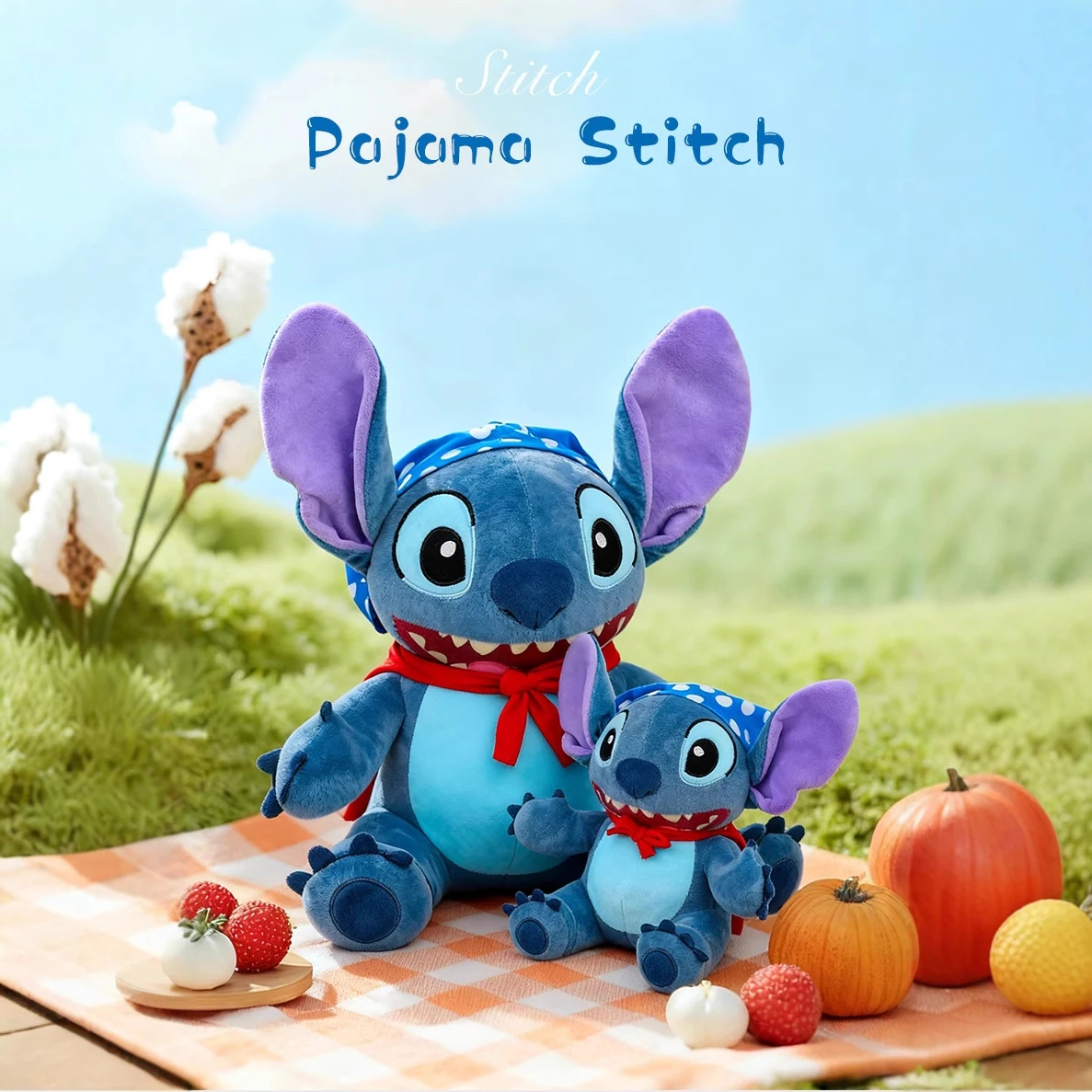 Disney Lilo & Stitch Scrump juguetes de peluche pijamas Kawaii Anime Plushie muñecas Stitch almohadas de peluche suaves regalos de navidad para niños