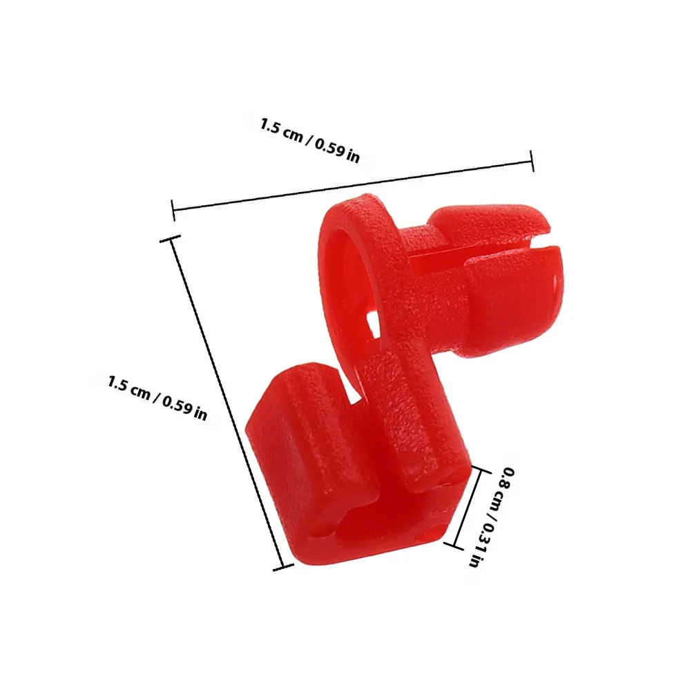 20Sets Door Latch Rod Clips Automotive Plastic Car Door Lock Rod Retainer Clips for Vehicle Interior Locking Mechanism Repair