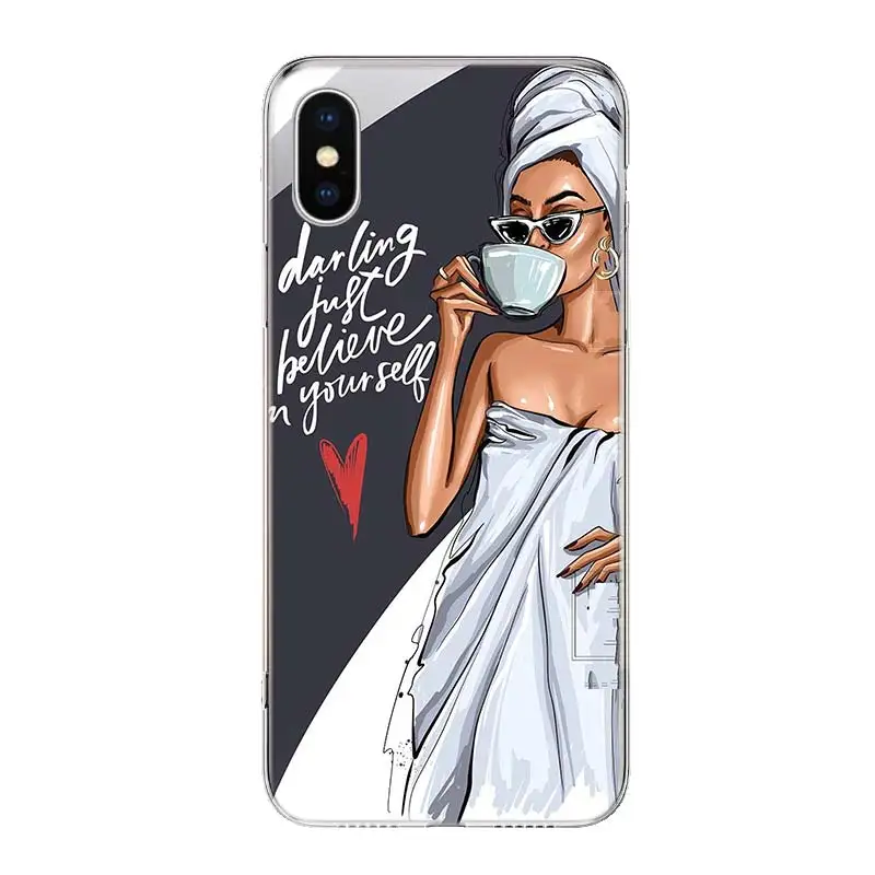 Girl Boss Pink Women Coffee Phone Case Cover For iPhone 11 12 13 Mini 14 15 Plus 16 Pro Max 17 Air 7 8 + SE Art Customized Funda