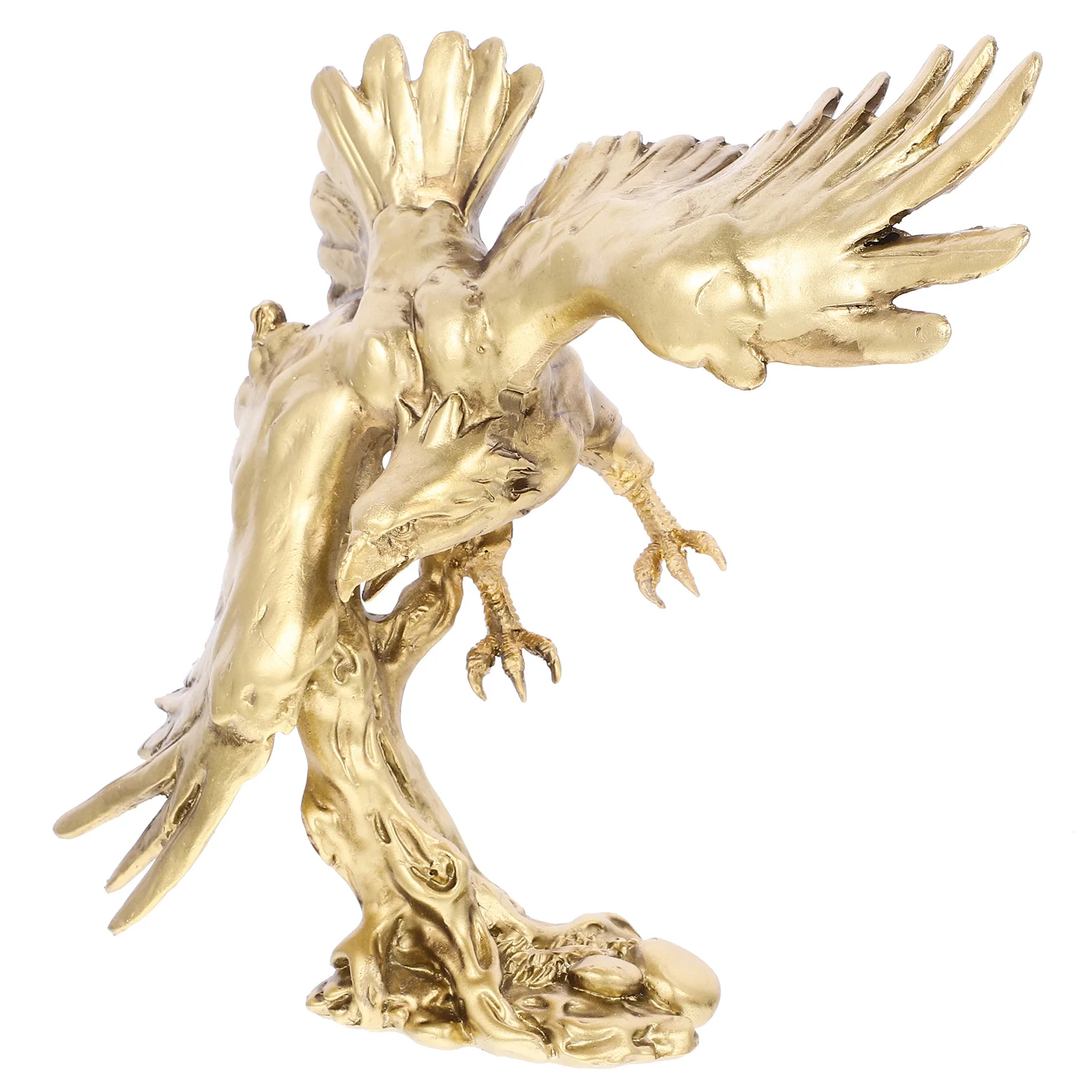 

Resin Eagle Statue Desktop Figurine Ornaments Craft Sculpture Home Office Decor Tabletop Display Medium Size Ly231039