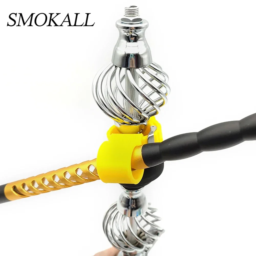 1Pcs Silicone Hookah Hose Holder Shisha Tube Hook Adjustable Chicha Pipe Fixed Smoke Clip Tobacco Smoking Accessories Cigarette