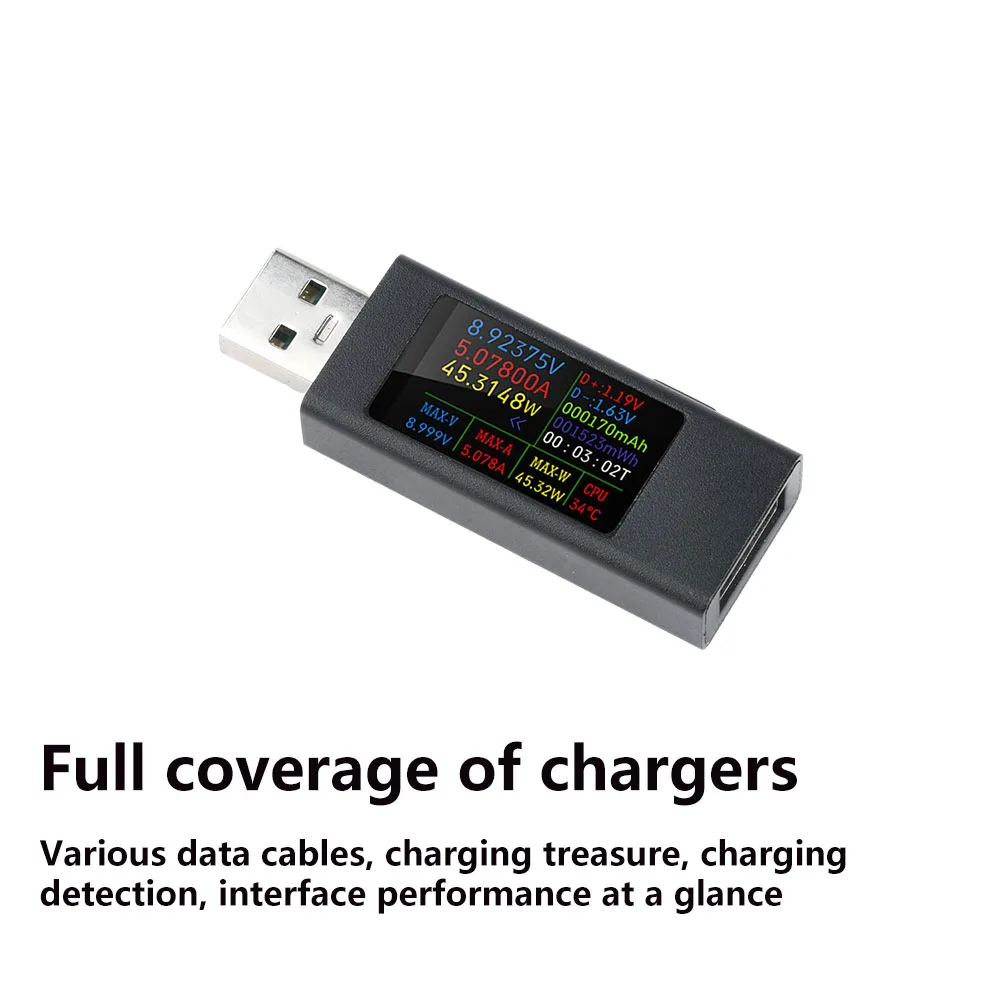 

4-30 В постоянного тока 0-12A USB-тестер измеритель напряжения постоянного тока цифровой дисплей амперметр измеритель мощности тестер зарядки измеритель напряжения тока