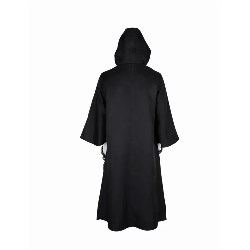 Anime Uchiha Obito Tobi Cosplay Costume Black Cloak Uniforms Suits Clothes Halloween Outfit and Mask Chain