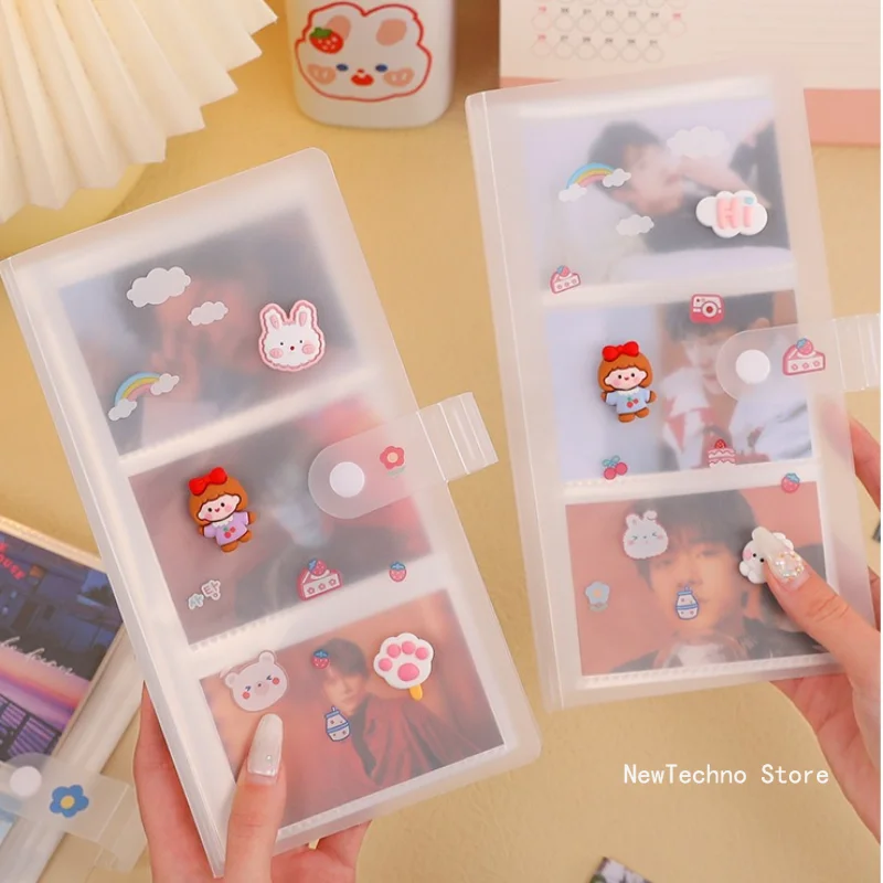 Portable Ticket Card Book Organizer 84/120/240Slots Cards Holder Large Capacity Collection Album Binder Photocards Storage Book