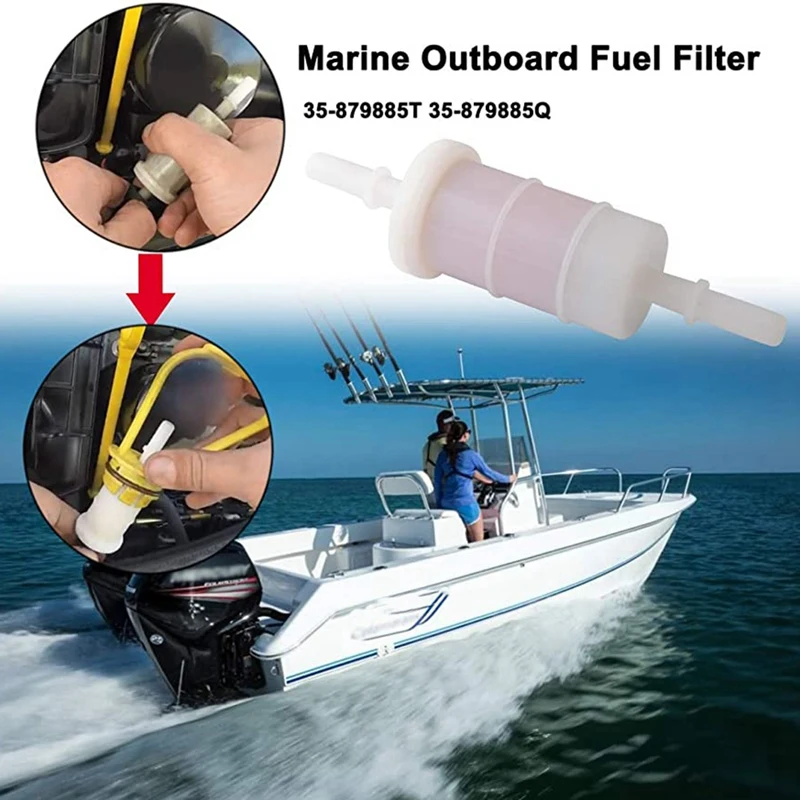 Fuel Filter For Mercury Mercruiser Marine Outboard Engine 35879885Q 35-879885T Gas Water Separator