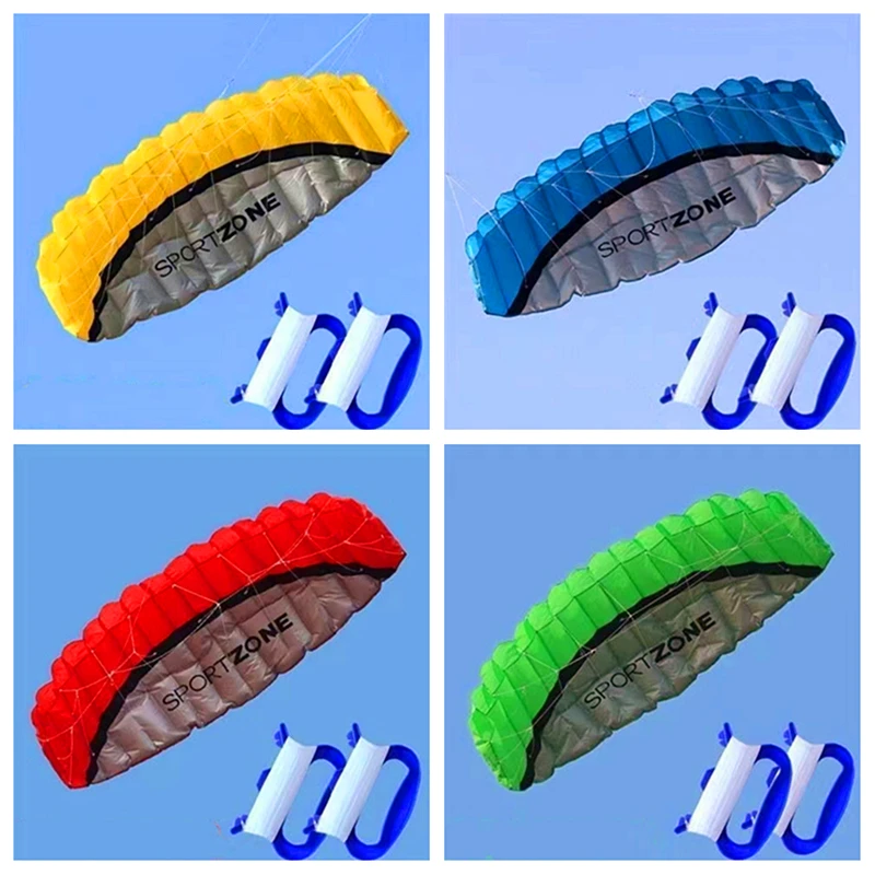 

free shipping 250cm dual line stunt power kites flying toys for kids kite surf beach kites professional wind kites factory sport