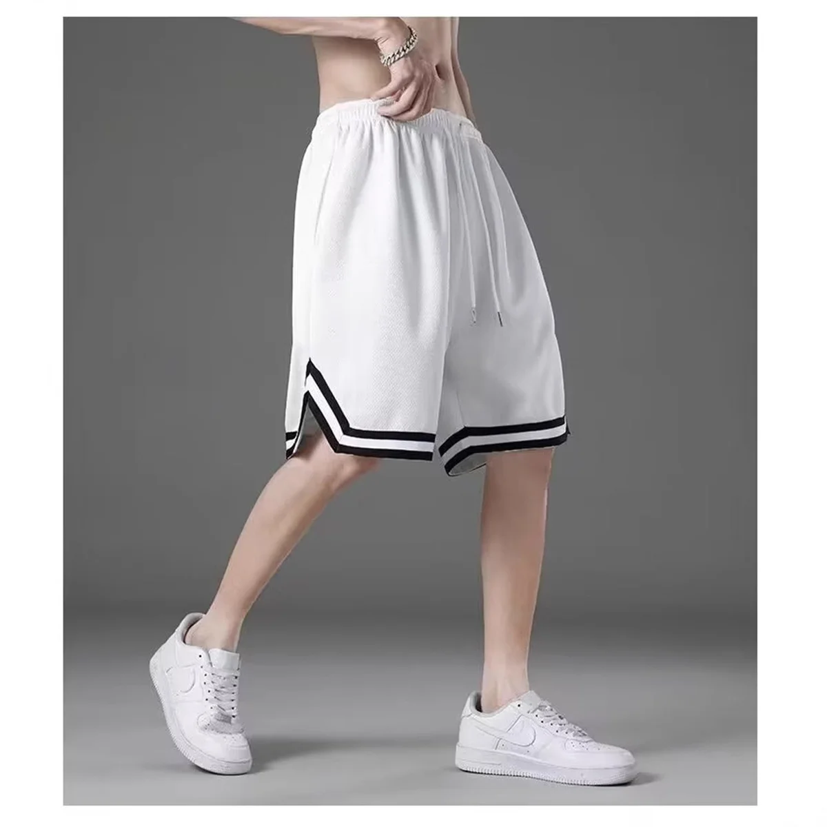 Exquisite Functional Sports Running Shorts Fitness Training Men's Quick Drying Ball Knee Length Pants Outdoor Jogging Sportswear