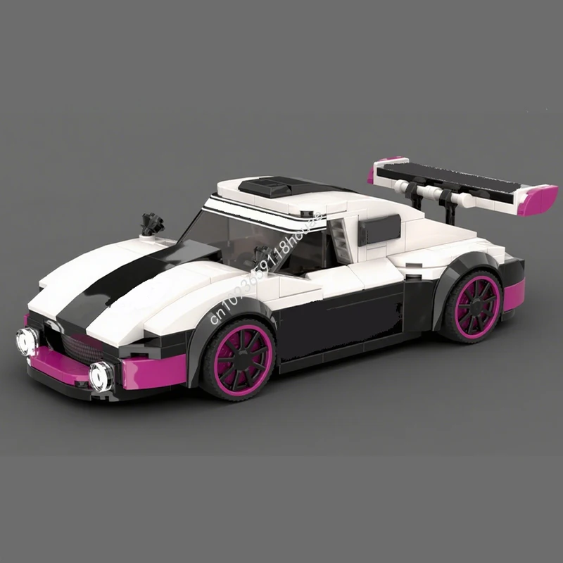 

330 шт. MOC Porschess Slantnose GT1 City Champion суперкар Строительные блоки Рождественский топ на выбор Подарок для детей Кто любит подарок