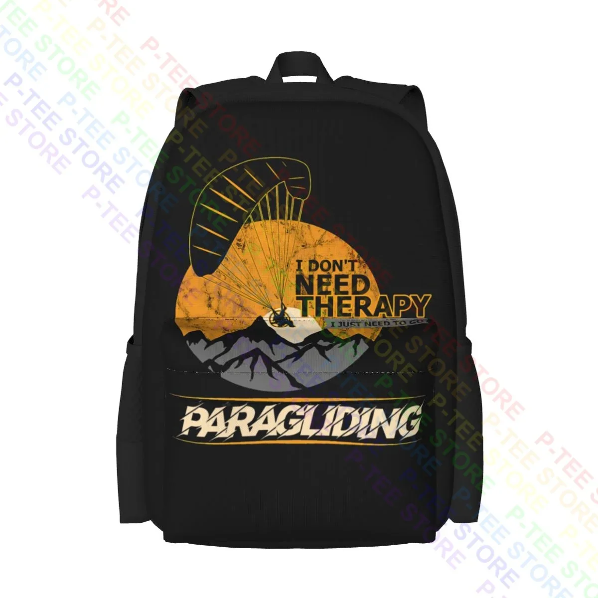 

I Don'T Need Therapy I Just Need To Go Paragliding Large Capacity Backpack Print Art Print Sports Style Multi-function