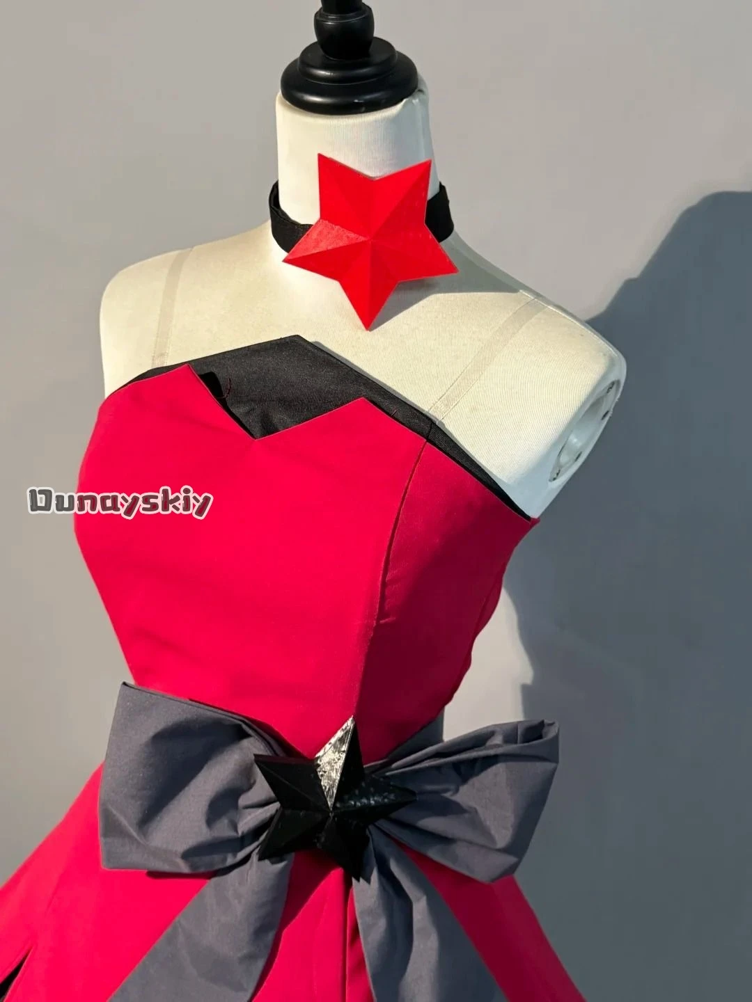 Anime Aotu World Infancy Kalie Cosplay Costume Red Strapless Princess Lolita Dress Woman Halloween Carnival Theme Party Dress Up view 4