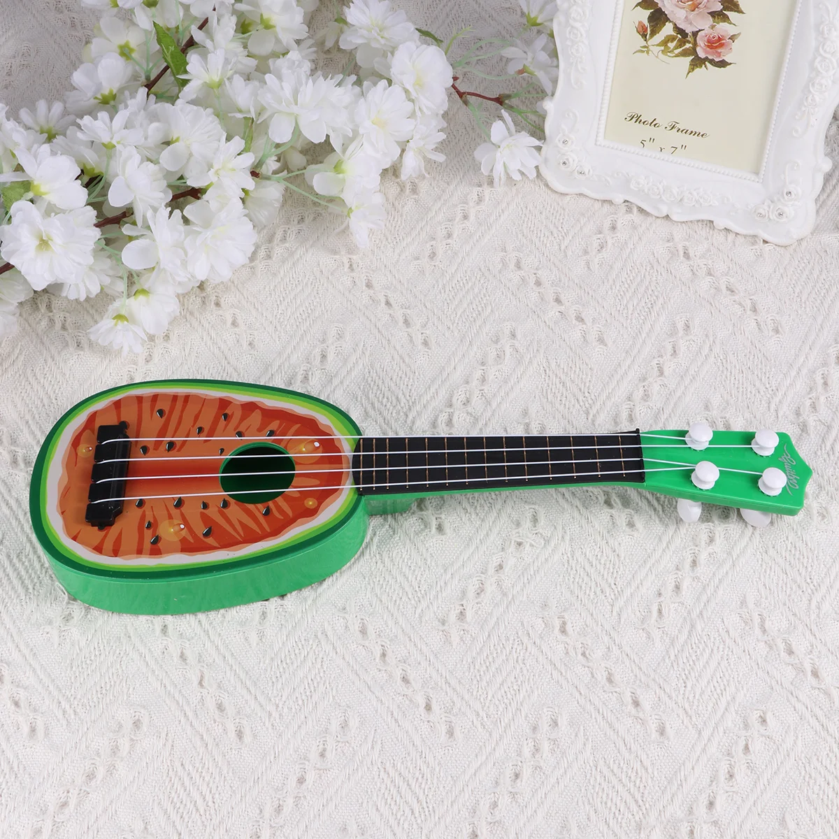 Music Instrument Guitar Toy Musical Instruments Toys Mini Fruit Kids Ukulele Green Child