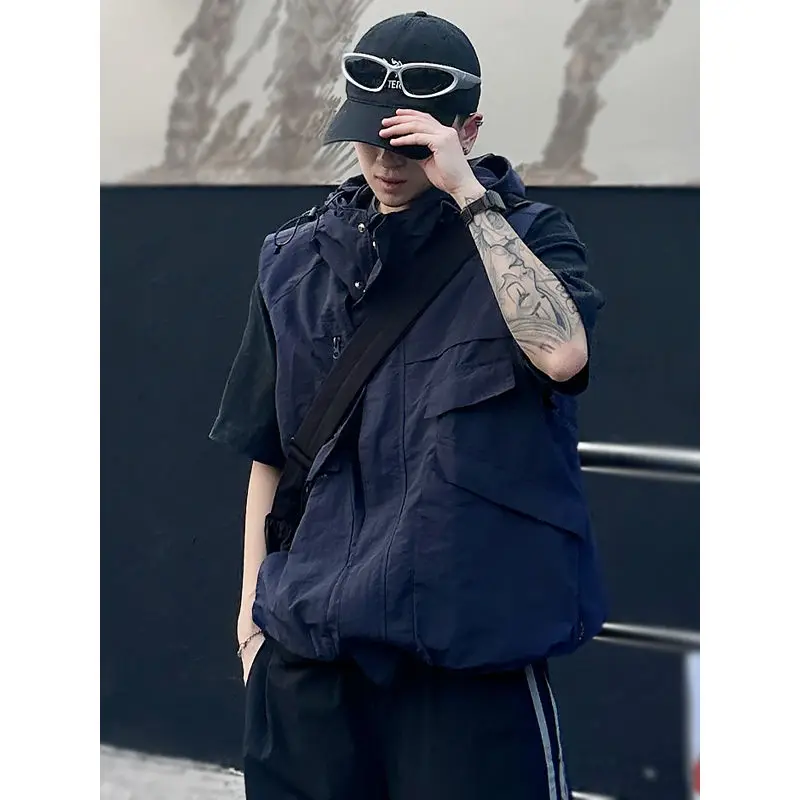 

Жилеты Жилеты Тонкий женский жилет со стразами Весенний льняной жилет с завязками Городской минималистский простой отдых Современные поездки Нежный