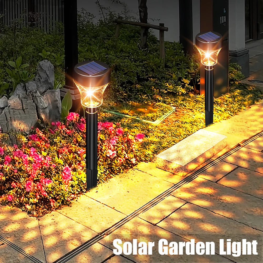 

LED Solar Garden Light Outdoor Solar Powered Landscape Lamp For Patio Pathway Lawn Lighting Holiday Garden Decoration Lamp Light