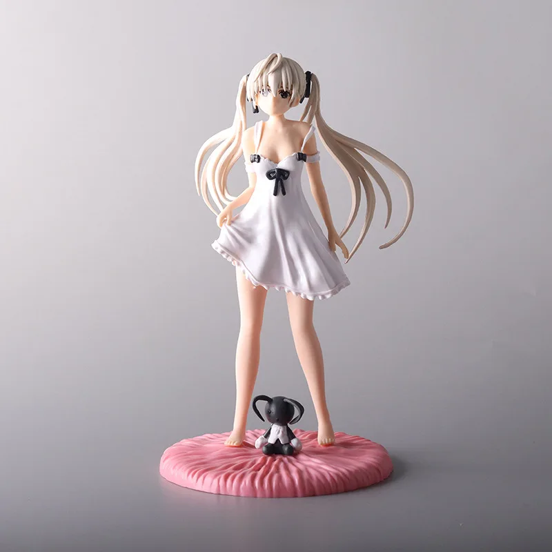 Japan New 24cm Yosuga no Sora Figure PVC Action Anime Doll Model Toys cute white suspender skirt Figure for girl gift