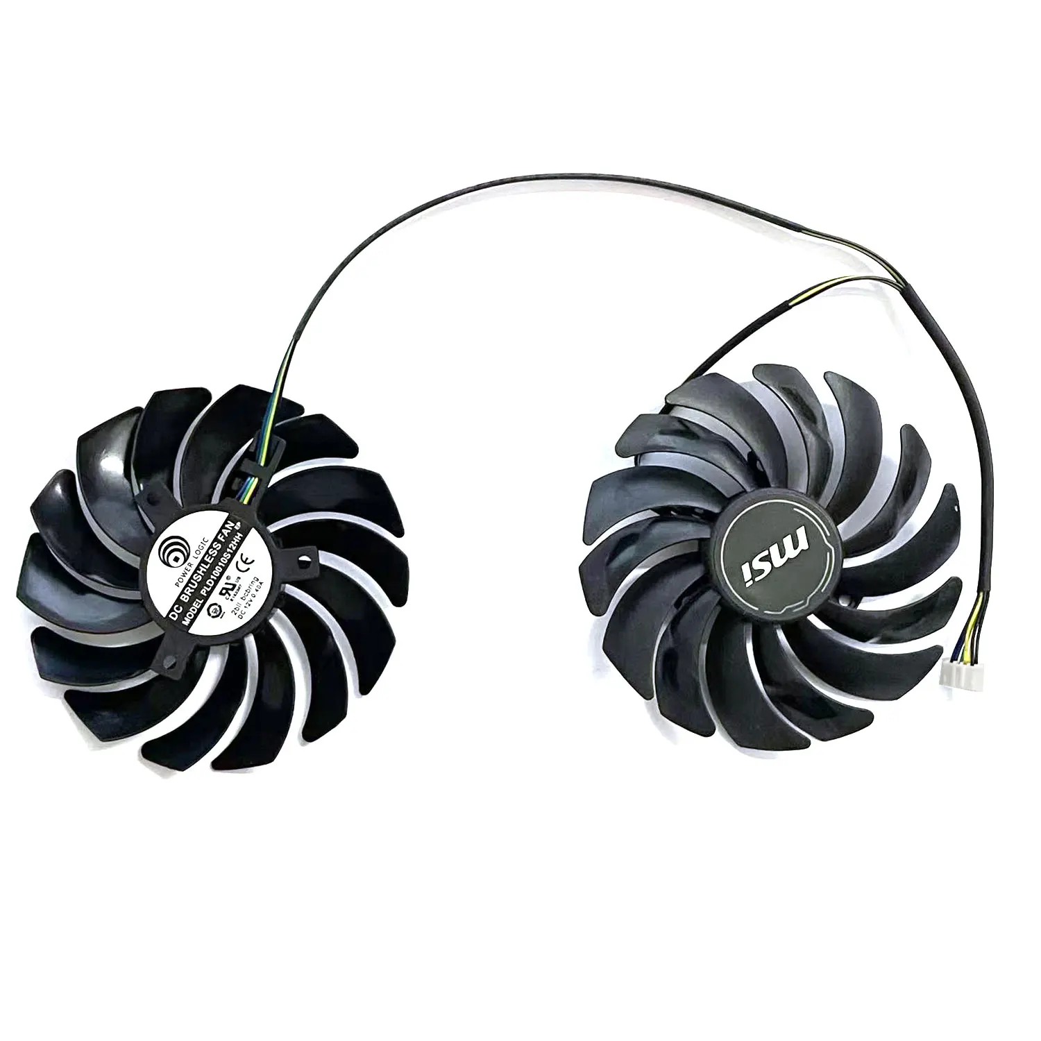 

95 MM 4PIN PLD10010S12HH RX 5600 XT GPU fan for MSI RX5600 XT GAMING graphics card replacement fan