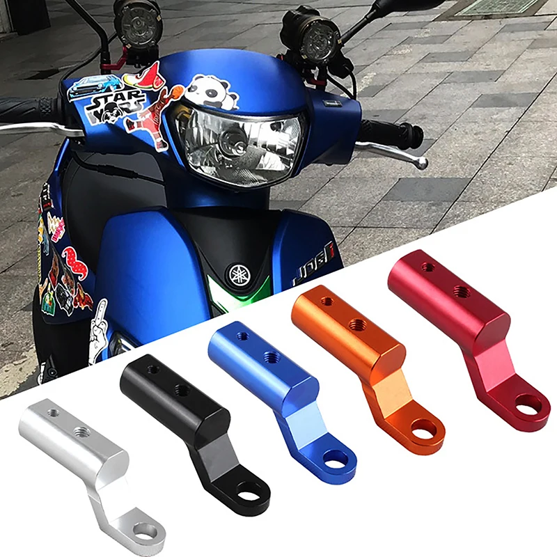 1PC Motorcycle Rearview Mirror Expander Bracket High Quality Universal Adapter Holder Mount Aluminum Alloy Motorbike Accessories