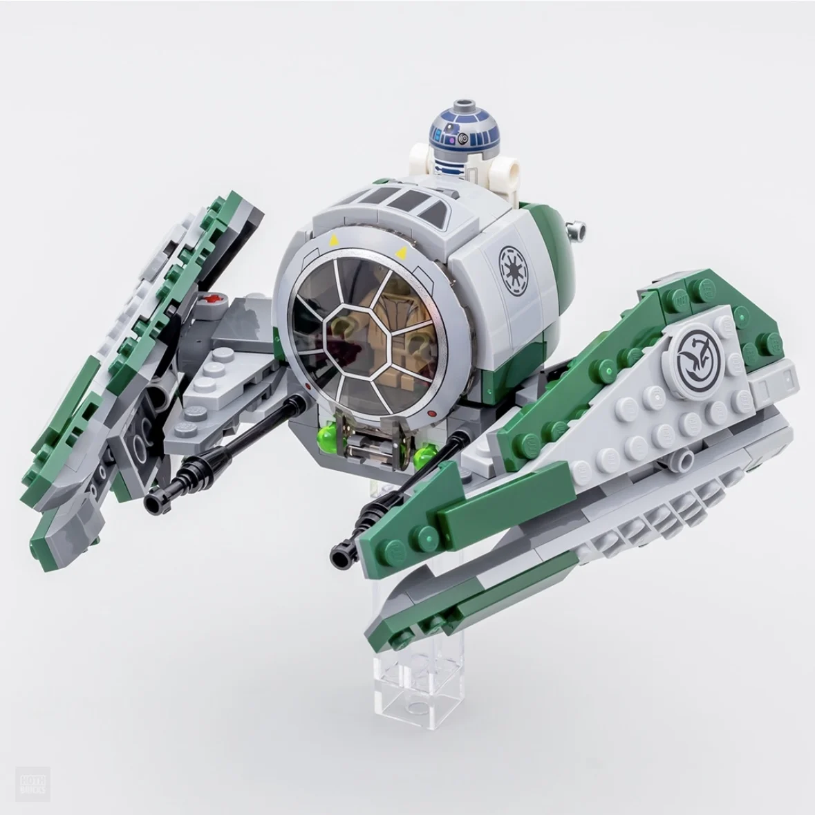 Auf Lager Yodas Space Jedied Starfighter 75360 wiederaufstebbare gebaut Wars Bricks DIY Spielzeug