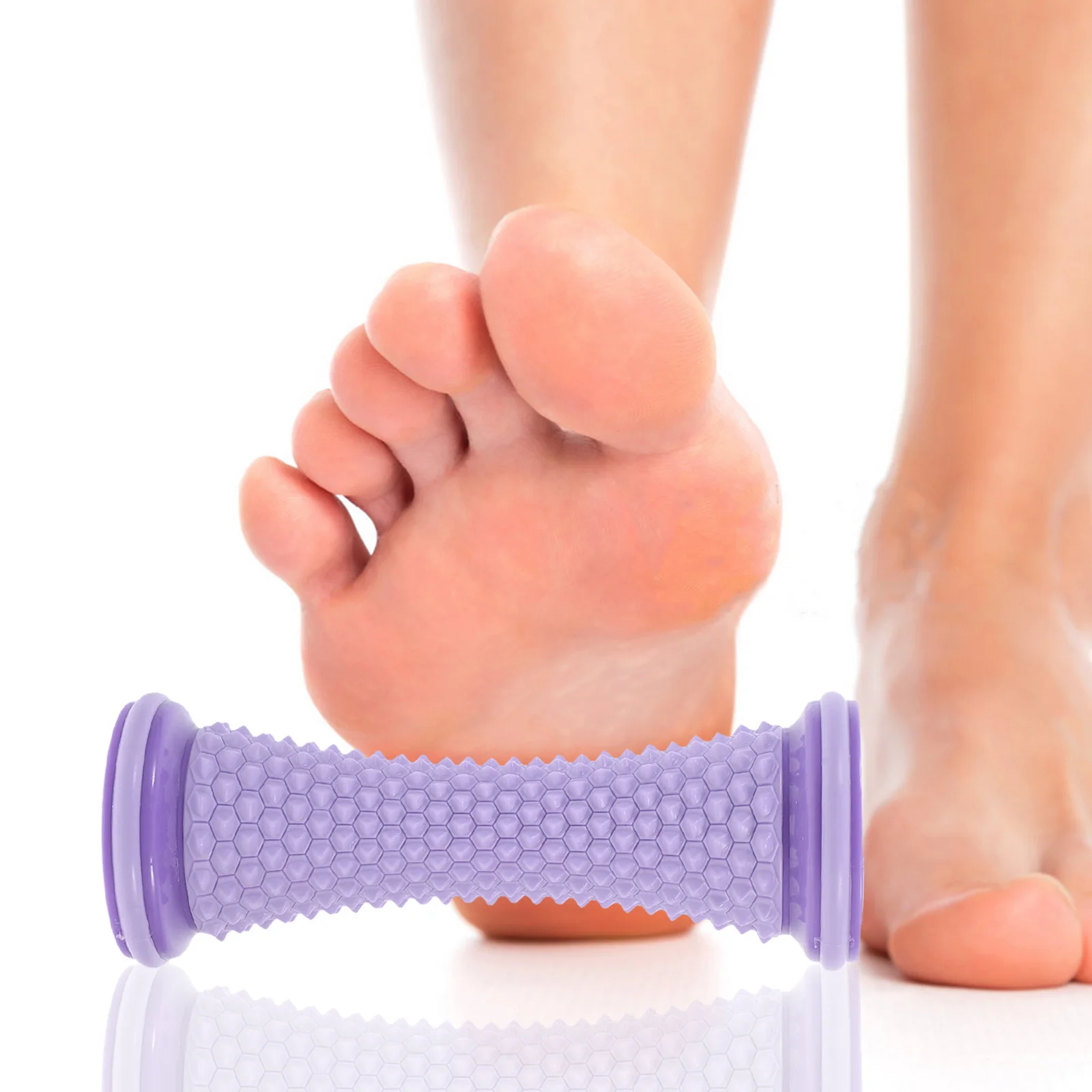 2 قطعة المحمولة مدلك أسطوانة القدم أداة تدليك العضلات للكعب التهاب اللفافة الأخمصية لتخفيف الآلام وتحسين الدورة الدموية #3