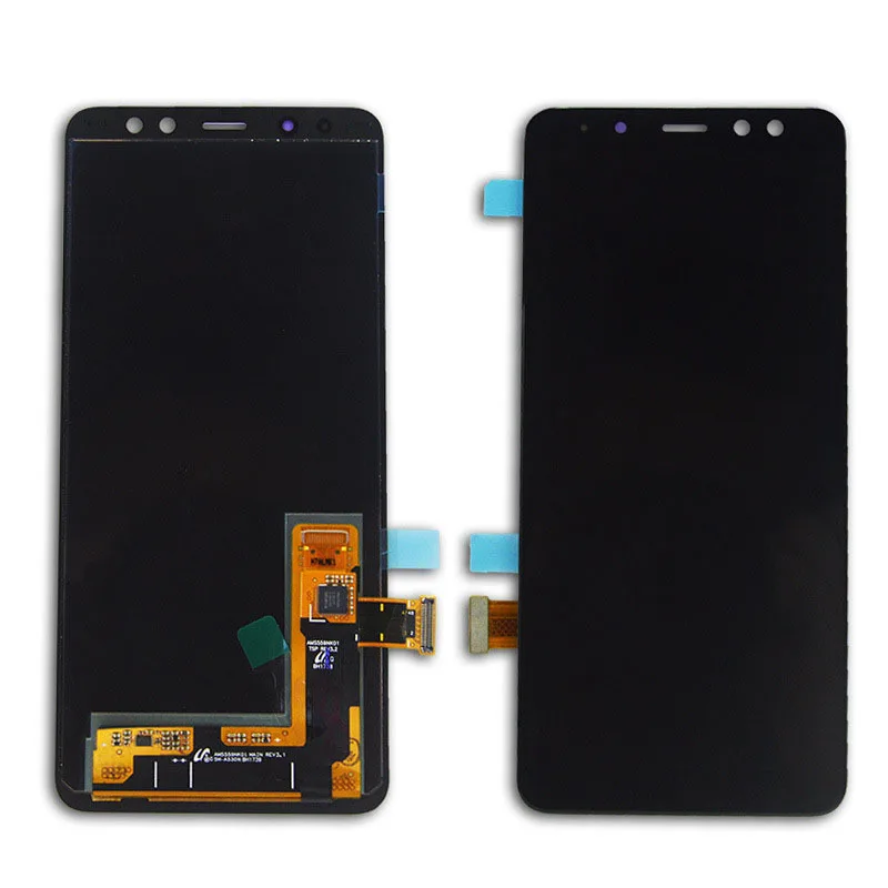 

5Pcs New For A530 LCD Screen Assembly A530 LCD Screen A8 2018 LCD inside and outside screens