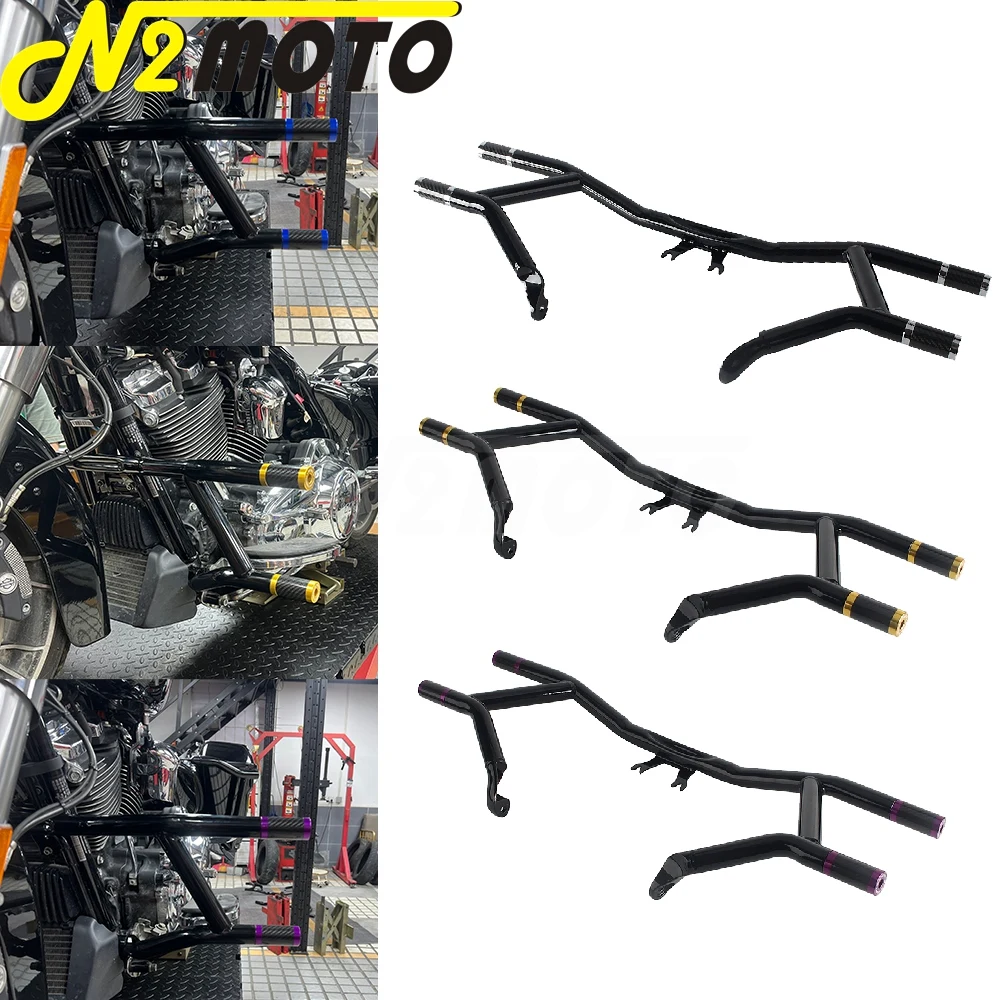 

For Harley Touring Engine Guard Crash Bar Electra Glide FLHT FLHTCU FLHTCUL FLHTP FLHTK FLHTKSE FLHTKL Freewheeler FLRT 2014-25