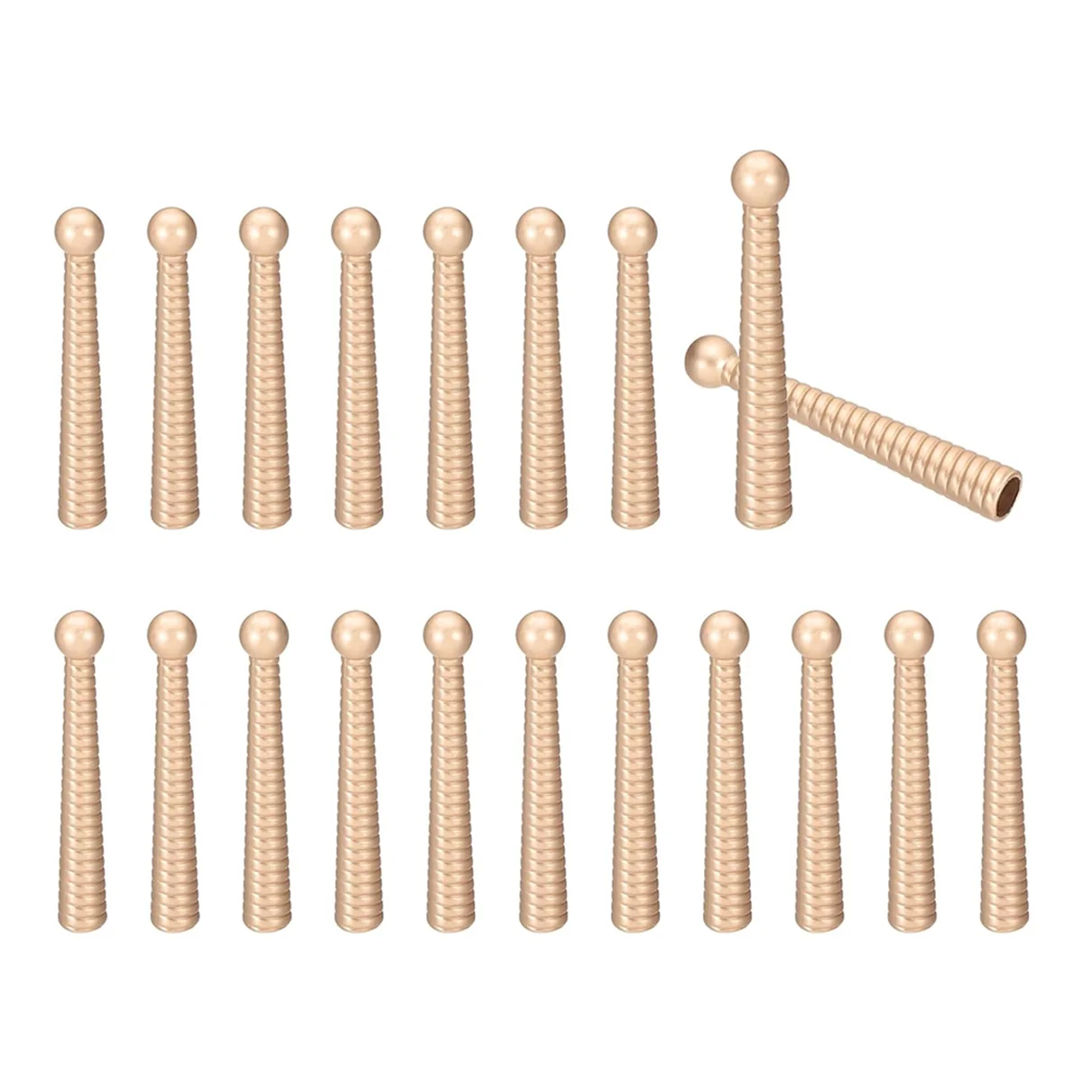 

AGG-Bolo Tie Tips, 2 Inch Long Alloy Bolo Tie Supplies Replacement Cord End Caps 5mm Diameter for DIY Crafts Clothes Decor B