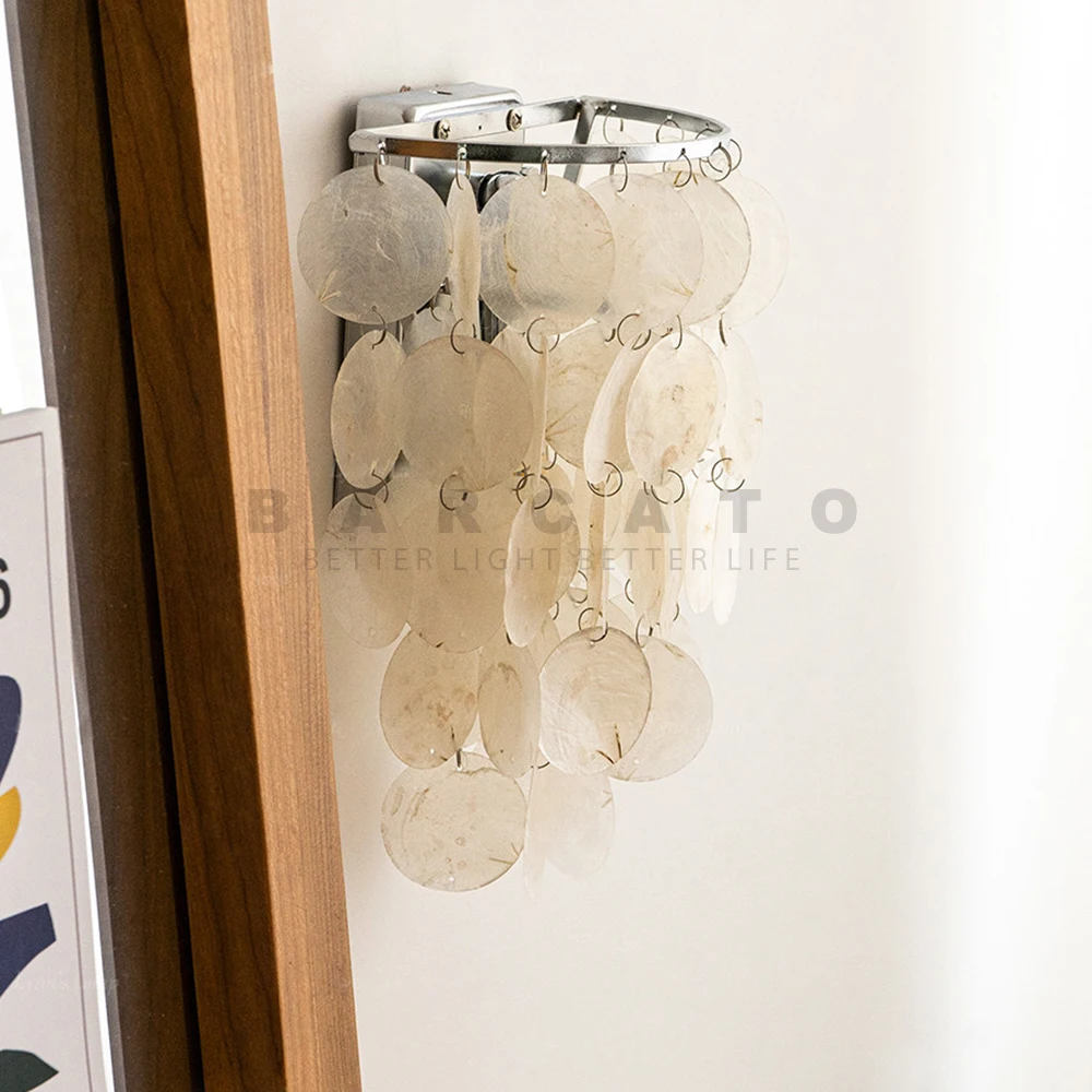 french-design-shell-material-wall-lamp-led-e27-wabi-sabi-baroque-art-decor-wall-light-bedroom-bedside-aisle-staircase-background