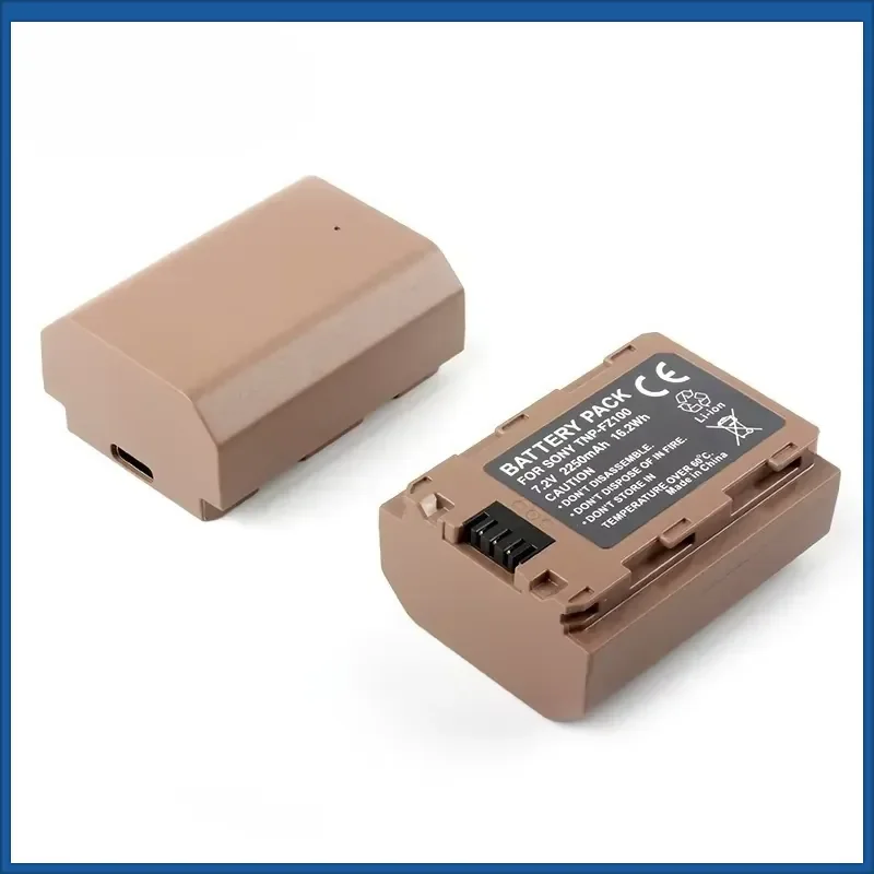 Type-C Direct Charge FZ100 Battery 2250mAh for Sony Compatible with A7III A7M3 A7S3 A9II A7RIV A7R4 A7C Alpha 9 7 Series