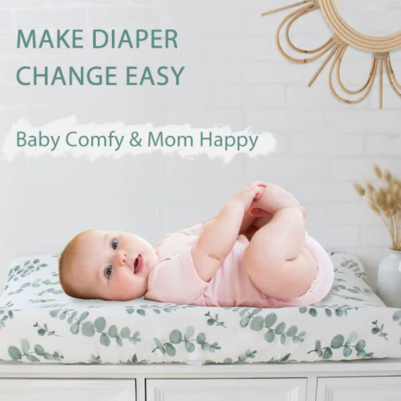 Changing Pad Cover Ultra Soft  Wipeable Change Table Pad Cover Safe Stylish Suit Pretty for Baby