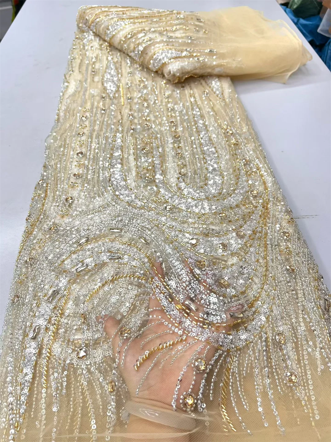 2026 New Design Nigerian Diamo - огляд і ціна Glitter Tablecloth