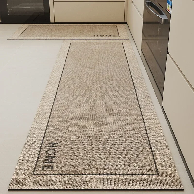 Kitchen Floor Mat Absorbent Anti-slip Carpet Soft Diatom Mud Foot Mats Home Decoration Long Rug  Alfombras De Cocina שטיח למטבח