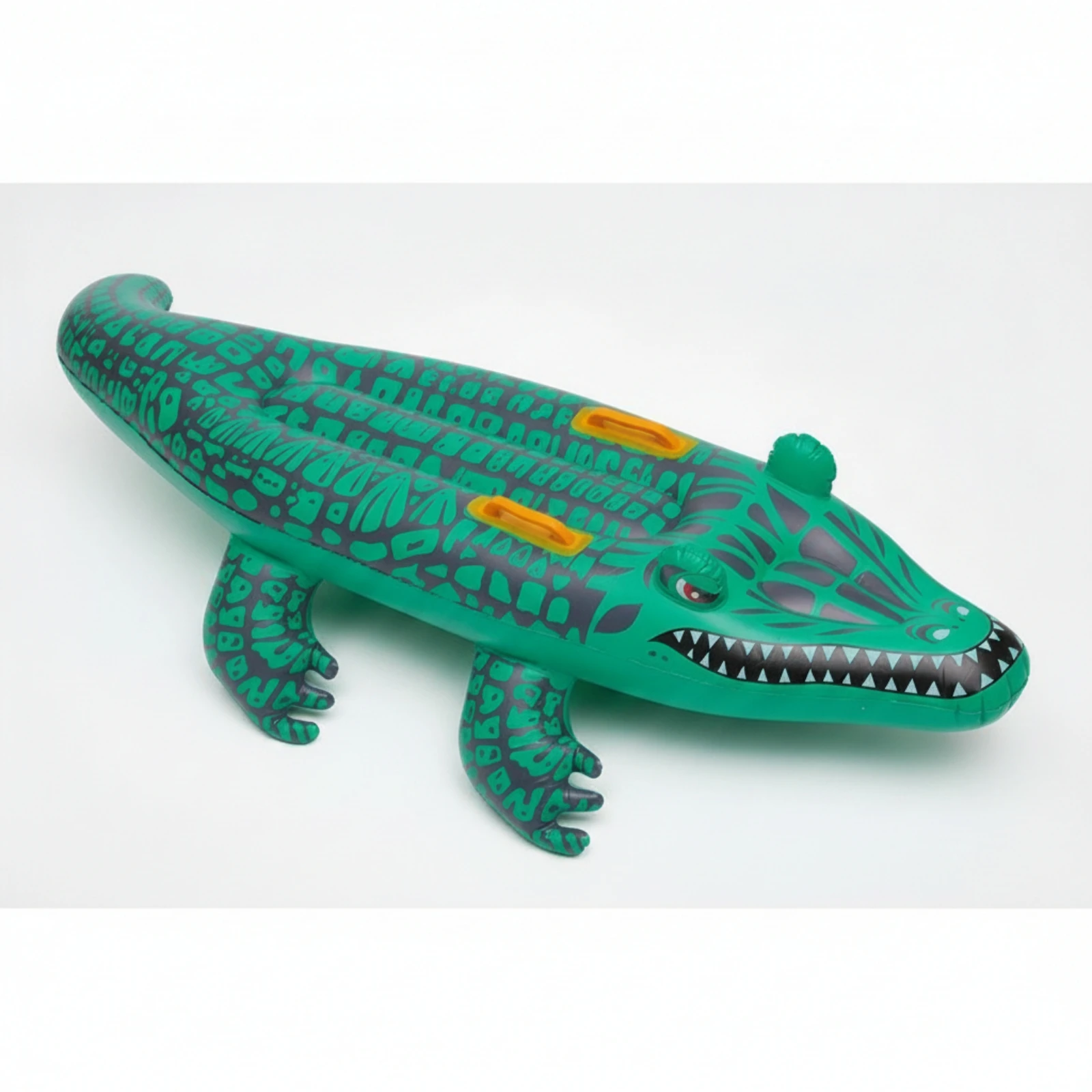 

Crocodile Floating Pool Inflatable Easy to Deflate Crocodile Pool Toy Inflatable Inflatable with Handles Realistic Lifelike
