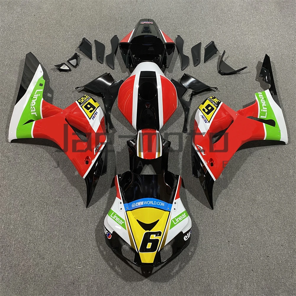 For CBR1000RR CBR1000 2006 2007 CBR 1000 Injection ABS Plastics Full Fairings Kit Mold Replace Accessories WhiteBlackRed