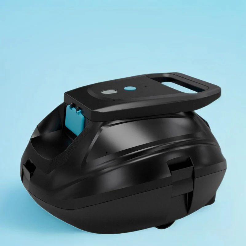 Robot Limpiafondos Inalámbrico, Aspiradora Subacuática Inteligente, Aspiradora Automática para Piscinas, Eliminación de Hojas, Algas, Arena y Grava