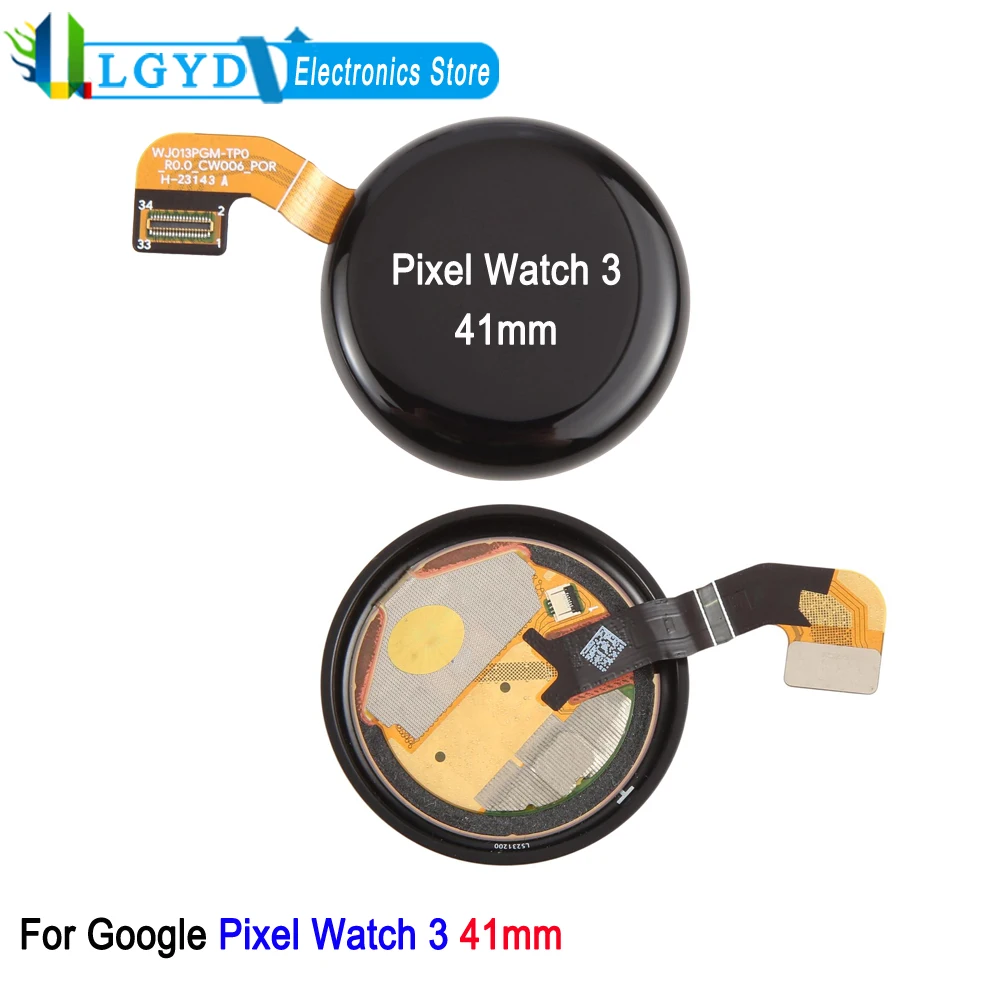 

Оригинальный AMOLED LCD-экран LTPO для Google Pixel Watch 3 41мм, 1,26-дюймовый дисплей для часов, сенсорный экран, запасная часть для ремонта и замены