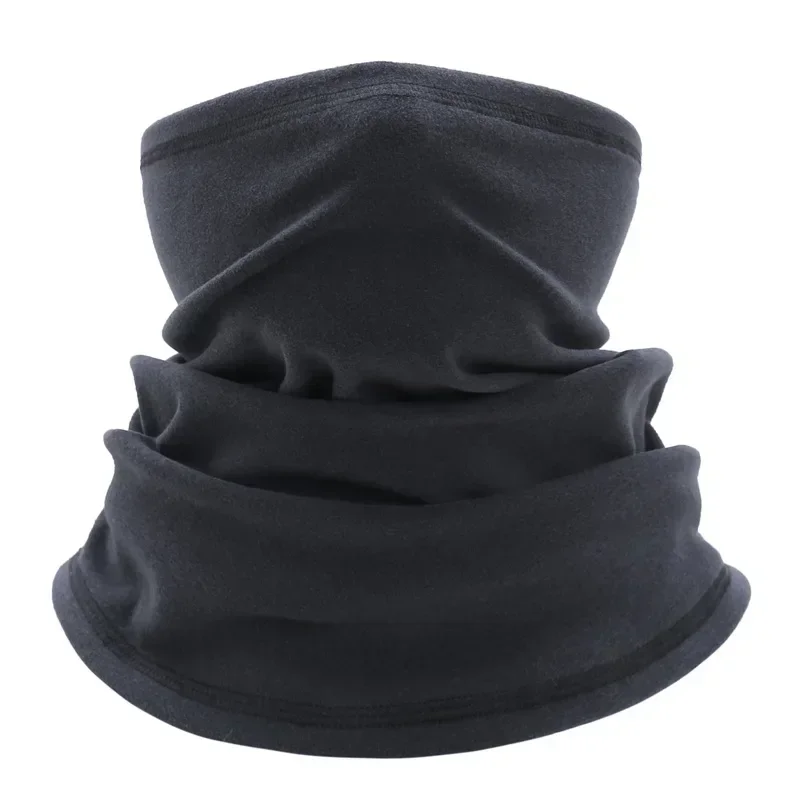 أوشحة حلقية محبوكة دافئة، فرو صوف سميك لتدفئة الرقبة، ياقة وشاح قطيفة للرجال والنساء والأطفال (الأولاد والبنات)