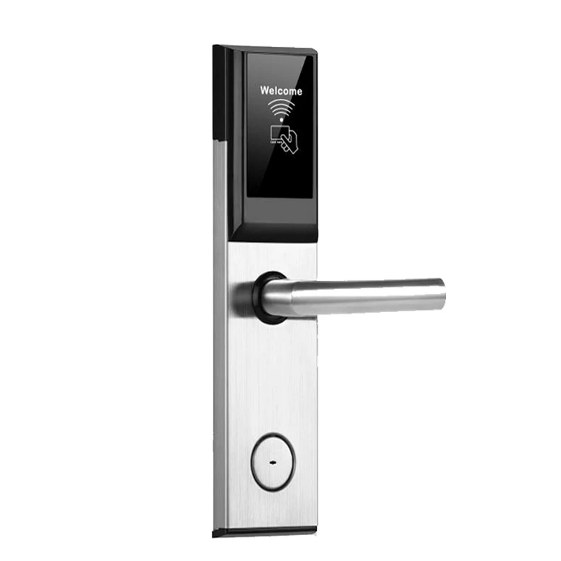 Aço inoxidável Smart RFID Card Door Lock, fechadura elétrica do hotel, boa qualidade, venda quente