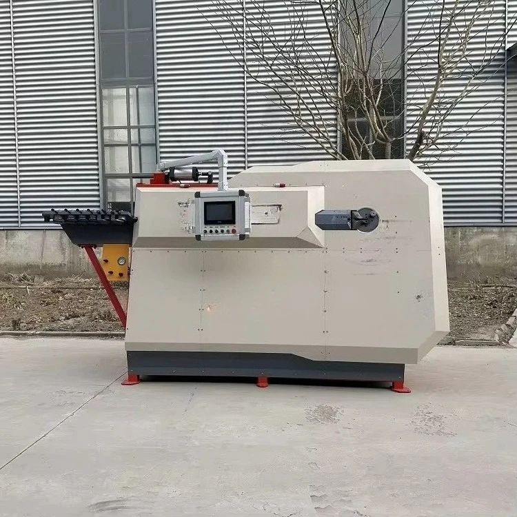 Auto Rebar Stirrup Bending Machine, Electric Steel Bar Bender for Construction 16mm, with Digital Display and 1 Year Warranty