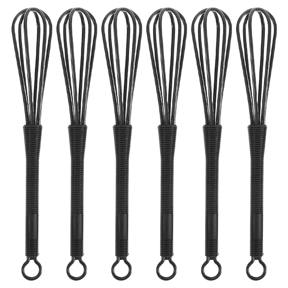

6Pcs Manual Whisk Blender for Hair Dye Cream Stirrer Ergonomic Design Easy to Operate and Clean Multifunctional Kitchen Gadget