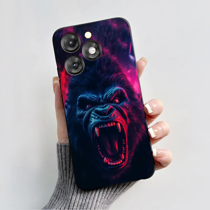 For ITEL A70 Case ITEL A50 Cover Black Myth Wukong Painted Shockproof Phone Case For Itel A70 A 70 A665L ItelA50 Soft TPU Fundas