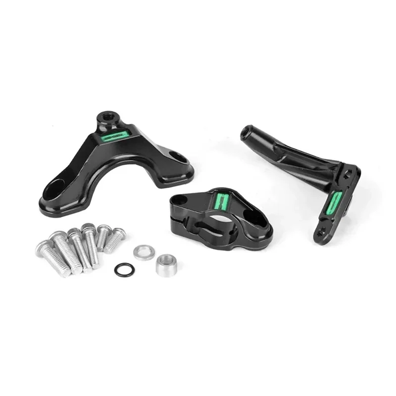 

A11M-Motorcycle Accessories Steering Damper Stabilizer Bracket Mount Kit For Kawasaki Ninja ZX-6R ZX6R ZX 6R 2024