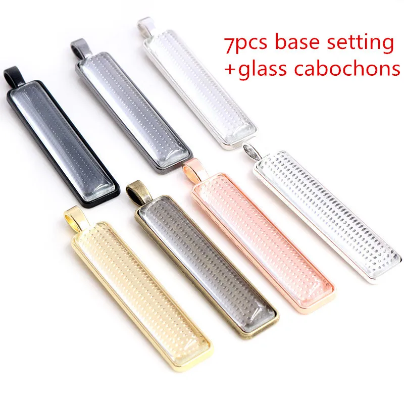 Cameo Rectangle Bezels for DIY Jewellery Making