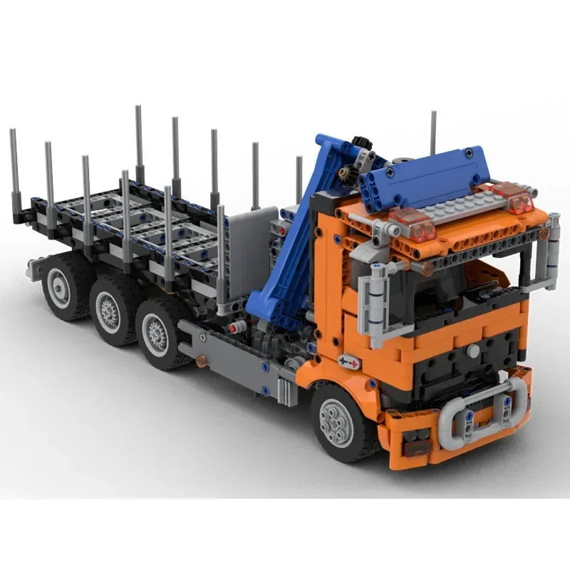 Building Blocks MOC-117959 Hook Lift Truck Container (42128 B-Model) Splicing 1271PCS Children\'s Birthday Gift Christmas Toy